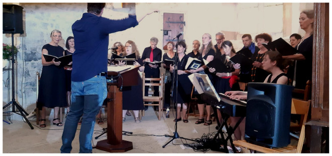 Photo de notre chorale en concert Photo de notre chorale en concert